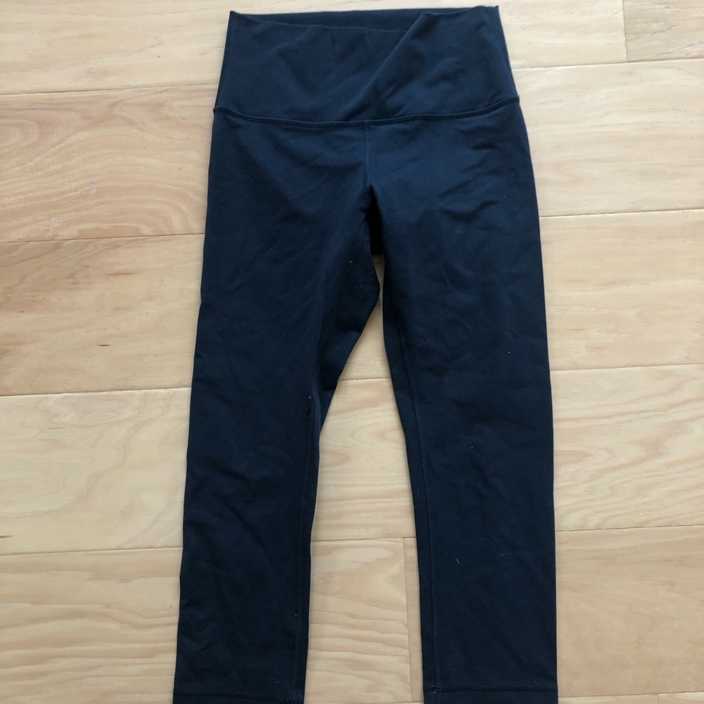 Blue lululemon leggings size six